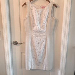 Lily Pulitzer dress NWT ecru with white lace